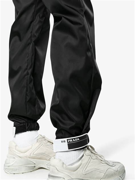 prada spring 2017 track pants|Prada black tracksuit.